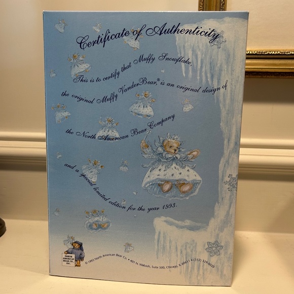 1993 Limited Edition Muffy Vanderbear - Snowflake - Picture 9 of 12
